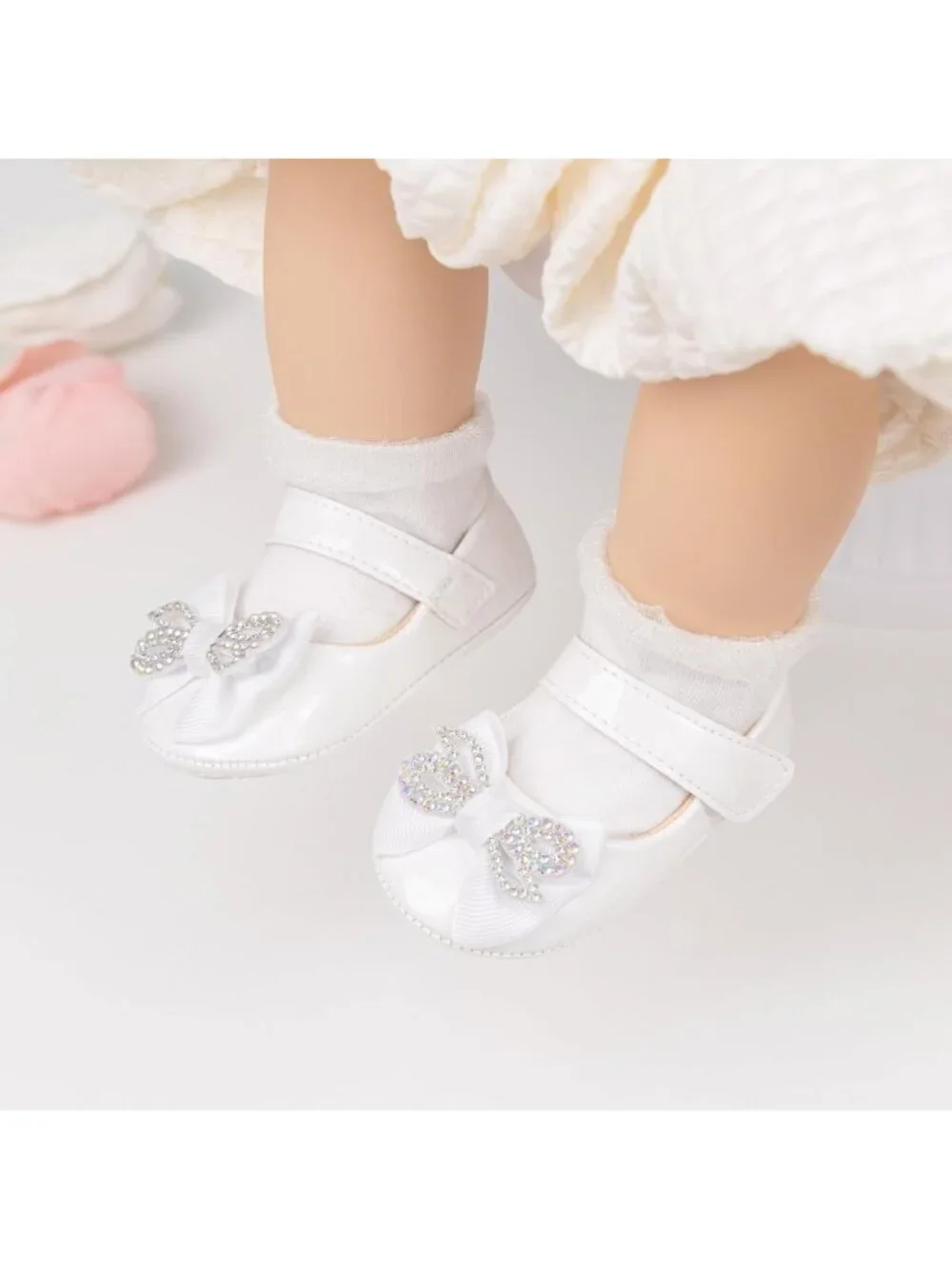 Cute Baby Girls' Mary Jane Flats - Infant Princess Dress Shoes for Special